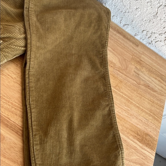 Levi's Low Pro Corduroy Pants  Women's Size 31x30 Gold Straight Leg Mid Rise NWT - Picture 12 of 12